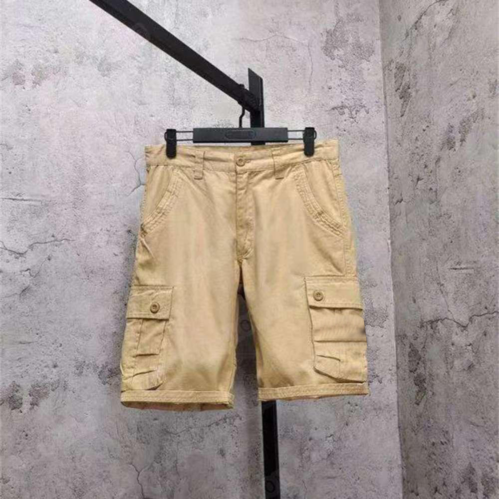 

men's and women's sports casual Stone slacks Multi Pocket tooling shorts, Black