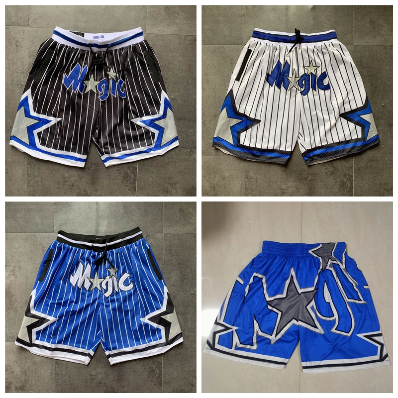 

Men Basketball Shorts Retro JUST DON Pocket short Orlando''Magic Shorts 2022 0118, As