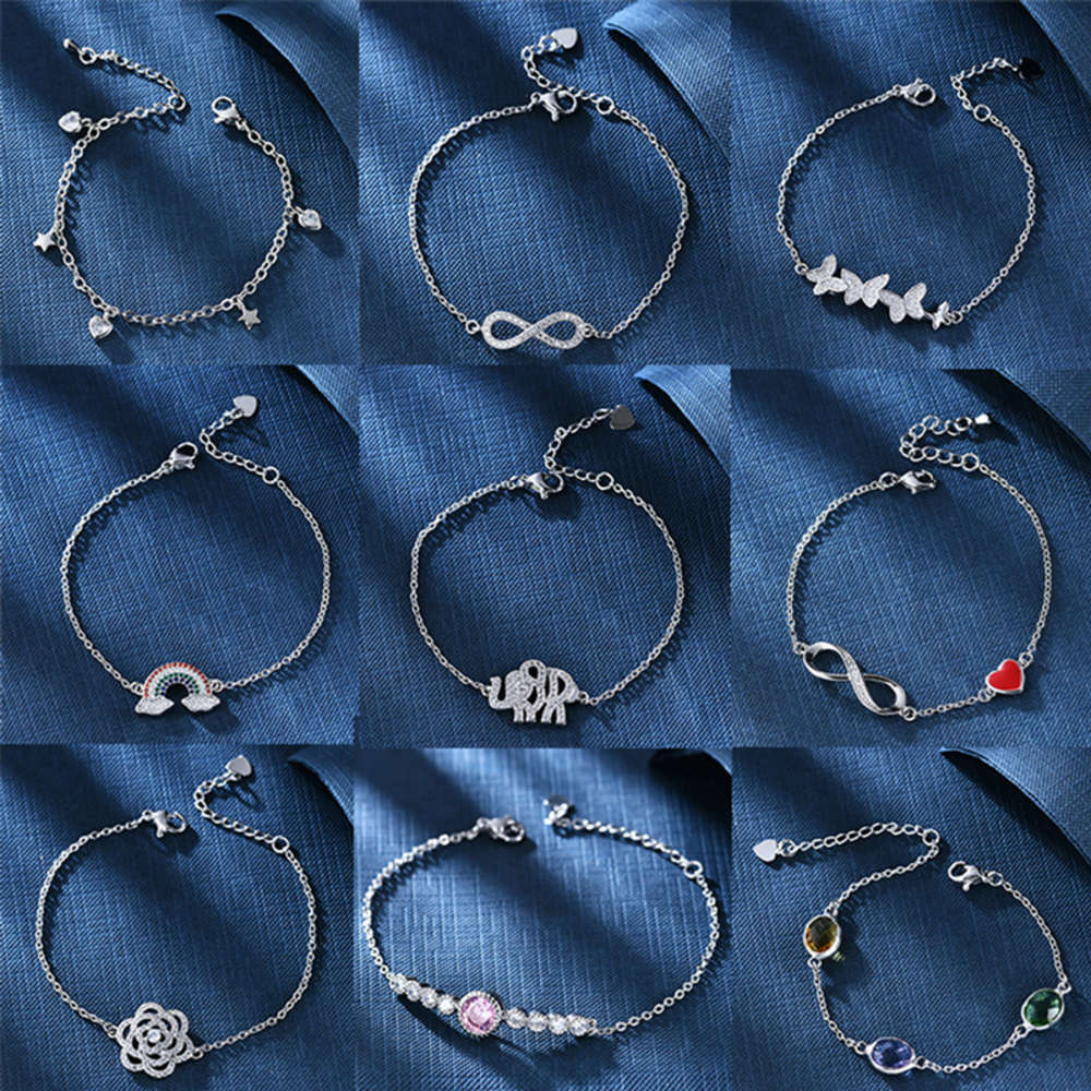 

bracelet Korean version zircon flower bracelet women's net red simple and elegant Daisy Bracelet niche design friends personalized hand jewelry, Golden;silver