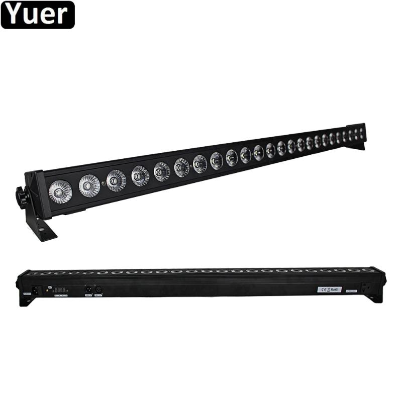 

Effects 24x3W LED Wall Washer Lights RGB 3IN1 Bar Stage Effect Music Lighting DMX512 Modern Decorative Lamp For Party DJ Disco