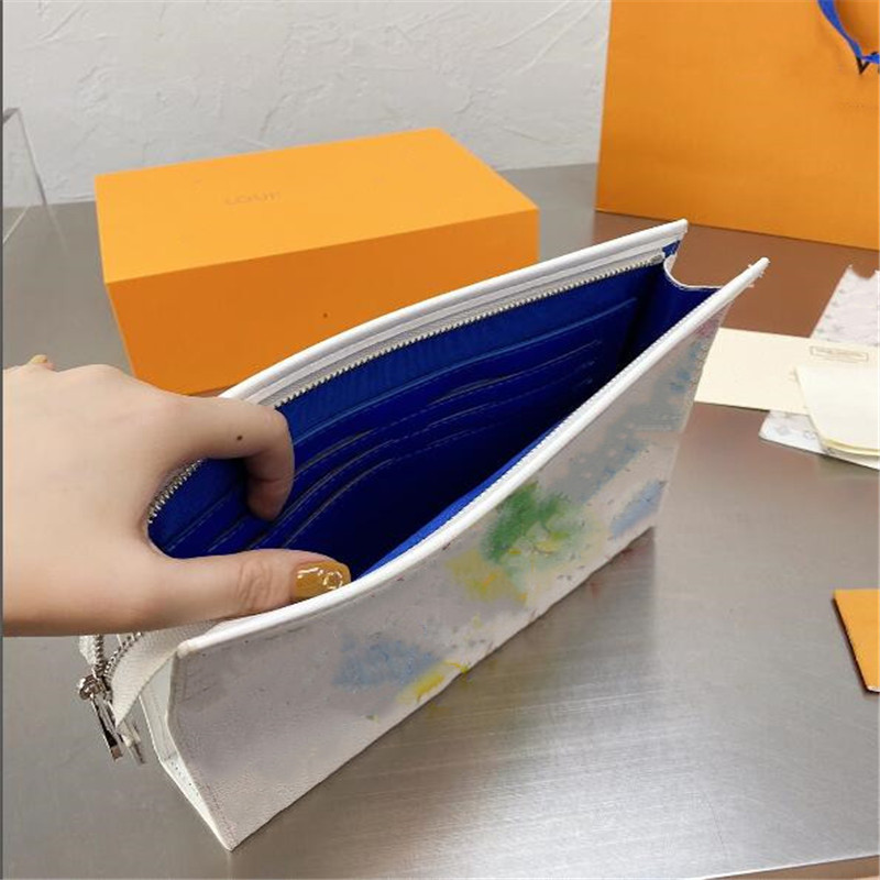 

Top quality clutch for men tote cosmetic bag women big travel organizer storage wash bag leather make up bag men purse Cosmetic case, 13#