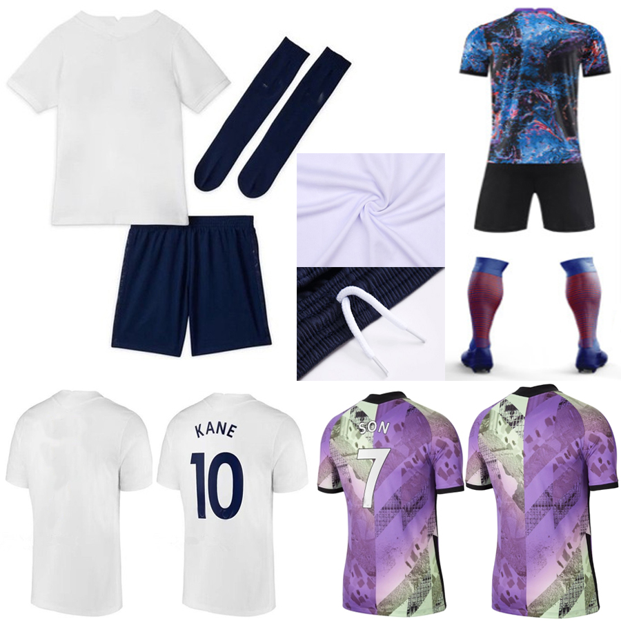 

soccer jerseys fans player 21 22 DELE BALE NDOMBELE HOJBJERG LO CELSO SPURS 2021 2022 camiseta de futebol football shirts men + kids kits socks sets uniforms Training, 21 22 purple third kit socks