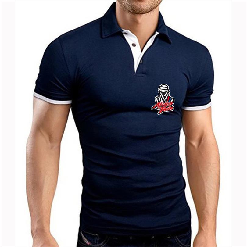 

summer africa twin crf men polos 1000  crf1000 print shirts short sleeves male motorcycle cotton harajuku, White;black