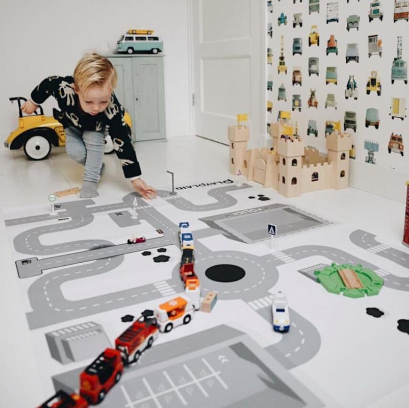 

Carpets Highway Rectangle Baby Room Mattress Non-slip Bedroom Table Study Play Mat Yoga Gym Rug