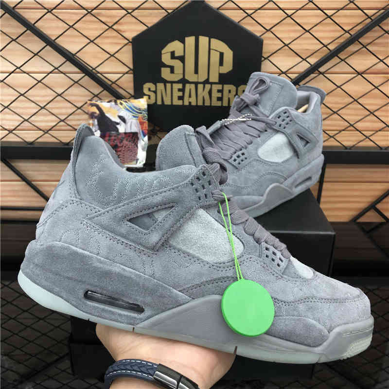 

2020 New Arrival Top Quality White X Sail Men Jumpman 4 4s Basketball Shoes Kaws Travis Scotts Cactus Jack Cool Grey Women's Trainer Shoes, Gifts