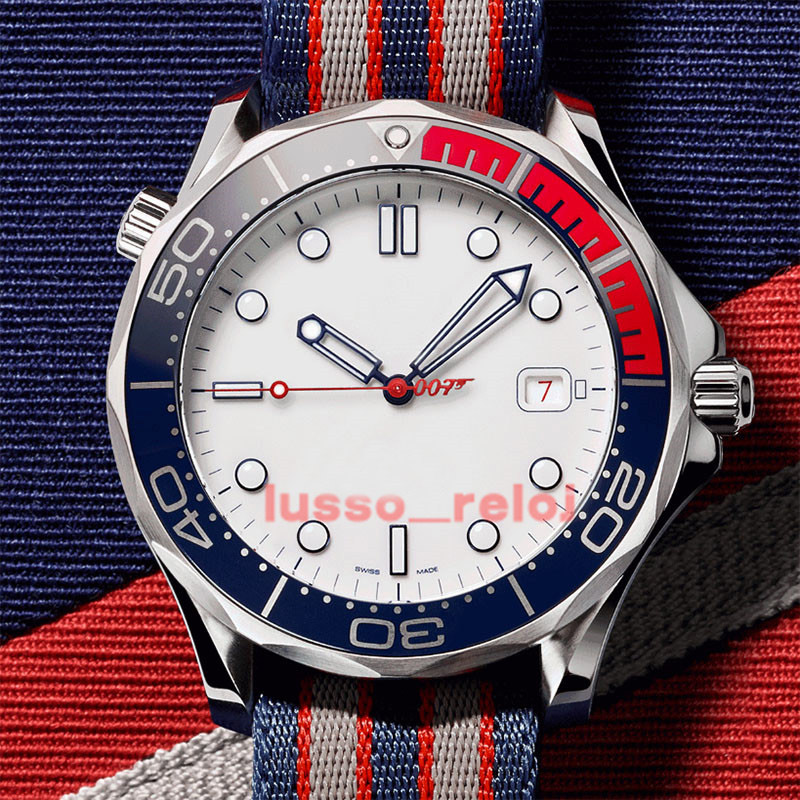 

Classic Nato Band Mens Men Relogio James Watches bond 007 Automatic Mechanical Movement Selfwinding Sports Watcher 300M Wristwatches, Make 50m waterproof