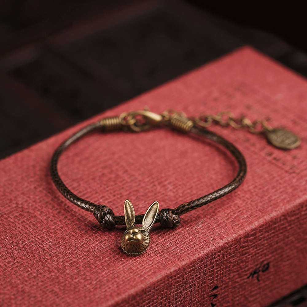 

Hand catenary Handicrafts woven women's art bracelet hand ornament string lucky rope, Golden;silver