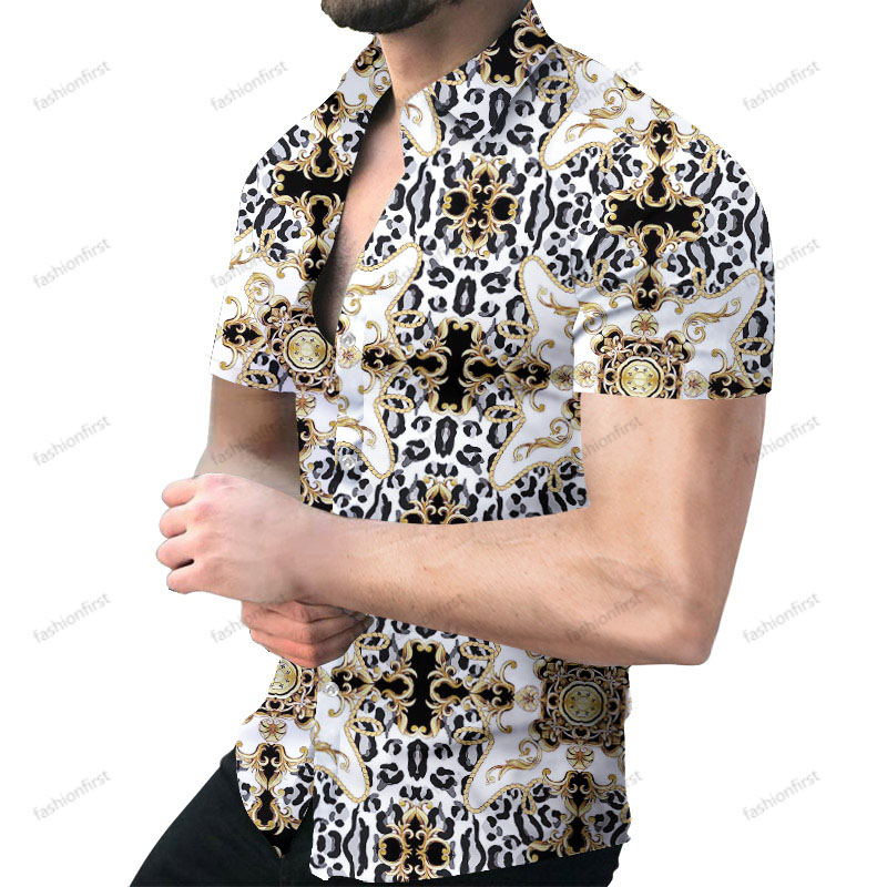 mens camisa lujo chemises vêtements chemisier à carreaux divers motifs hawaïen manches courtes été bouton chemisier popeline approvisionnement d'