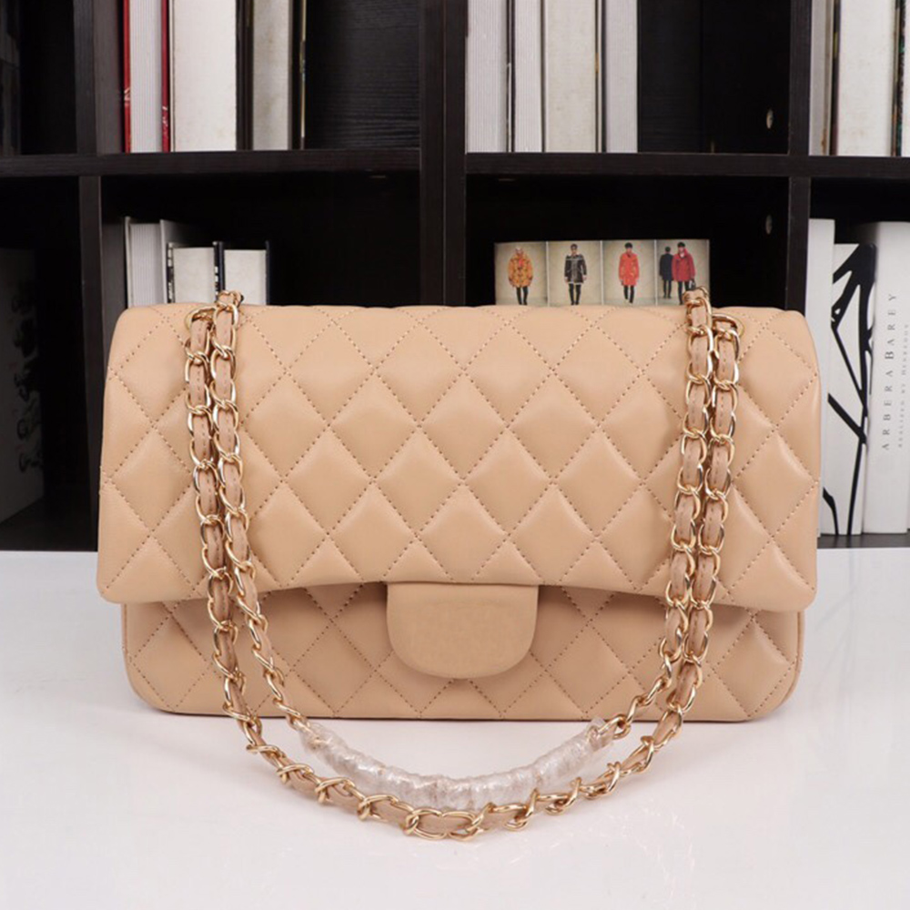 

Evening Bags Handbags gold and silver hardware top sheepskin material rhombus decorative matching Classic size 30cm, 50