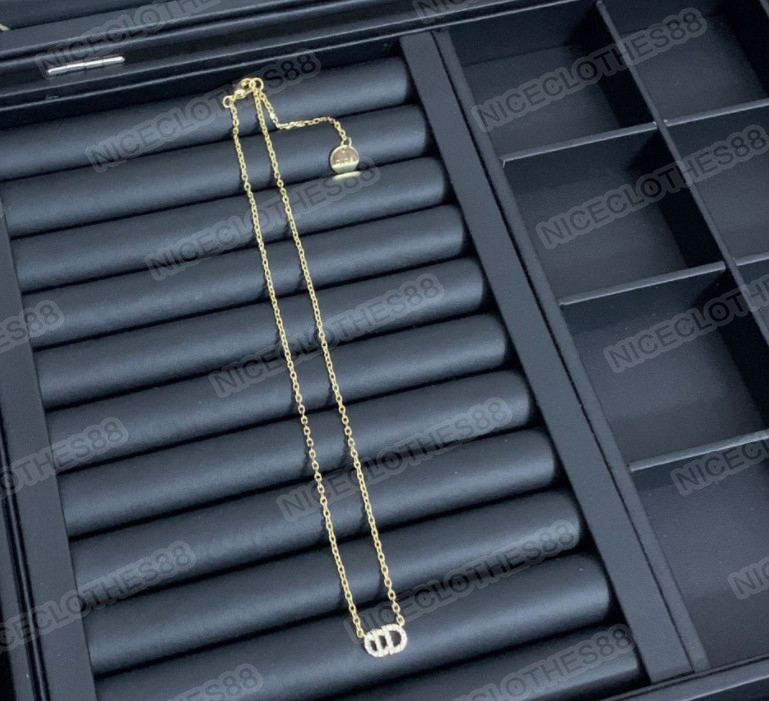 

Necklace 18k Gold Silver Jewelry Sets Earring Letter Female Internet Celebrity Mini Ear Clip High Version Bracelet, Mixed colors