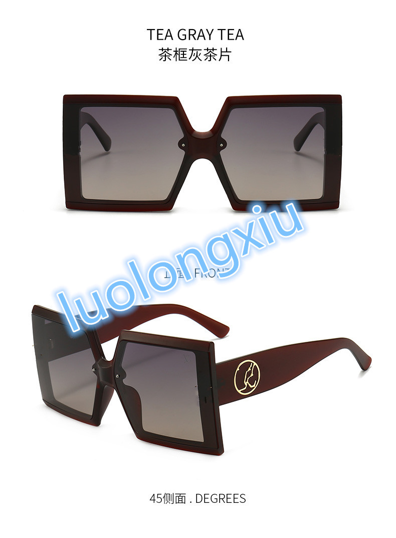 

2021 high quality fashion men's sunglasses female brand designer perfect match.Boxes can be purchased separately, White;black