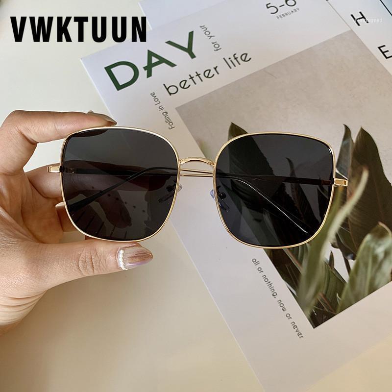 

Sunglasses VWKTUUN Square Women Oversized Luxury Shades UV400 Vintage Outdoor Sport Driving Eyewear Metal Frame Sunglass1