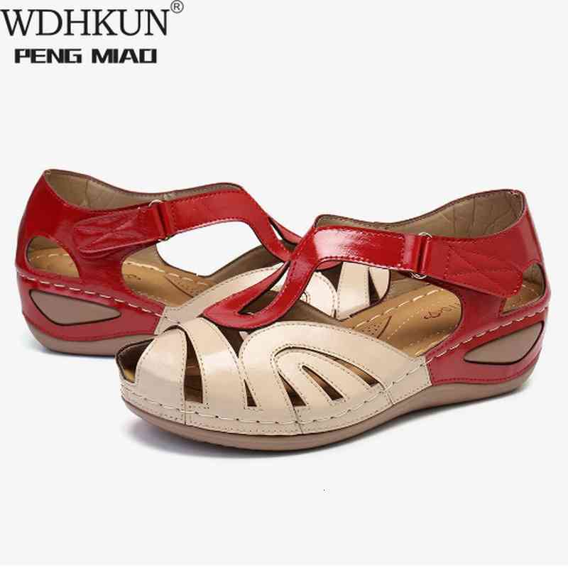 

Sandals Women Summer Shoes Woman Plus Size 43 Heels for Wedges Chaussure Femme Casual Gladiator Sandalen Dames NQYX, -brown
