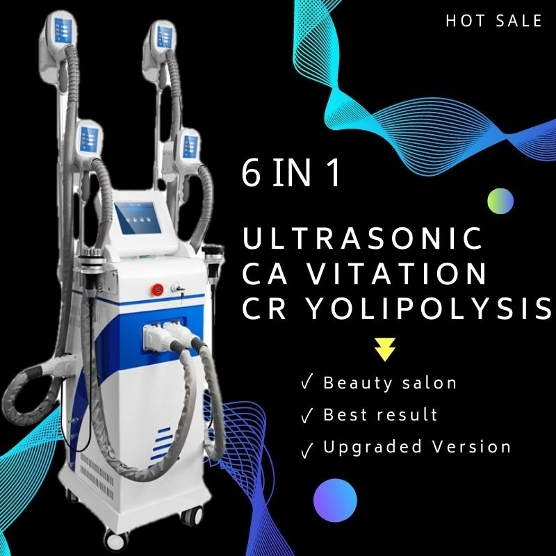 

Slimming Machine 4 fat freezing handle Ultrasonic Vacuum cellulite reduction lipo laser weight Reduce salon equipment beauty machine