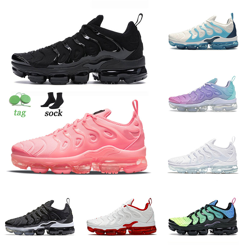 

2021 Arrival Tn Plus Running Shoes Triple Black Bubblegum Mens Womens Smokey Mauve Dary Blue Fierce Purple Outdoor Trainers Sneakers Size 13, D11 black white 36-47