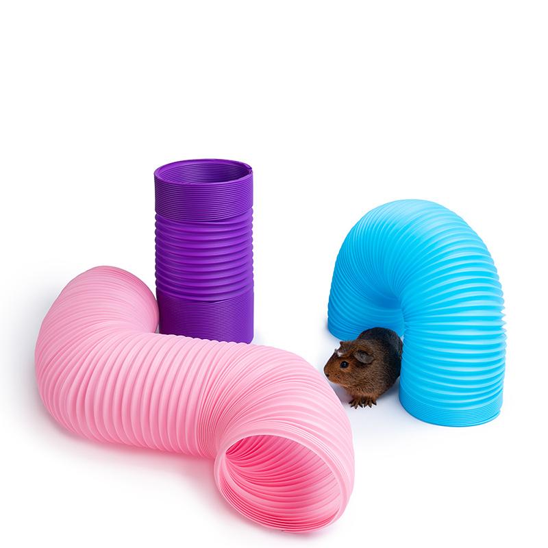 

Small Animal Supplies Hamster Retractable Color Channel Pet Guinea Pig Tunnel Toy Pipe Plastic Sports Toys