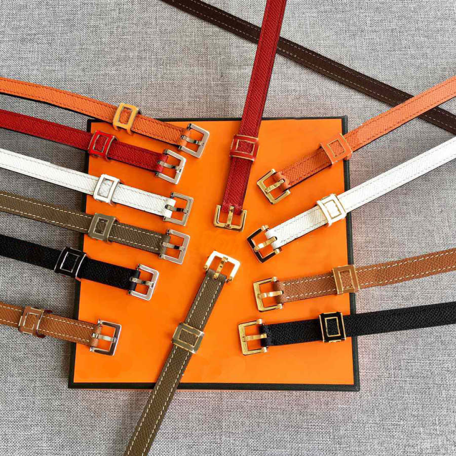 

Designer Belt for Woman Fashion Needle Buckle Letters Womens Genuine Cowhide Leather Belts 12 Color Original Quality with Box Effini