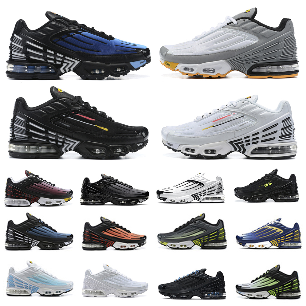 Nike air max plus tn 3 Hyper Royal Tn Plus Hommes Running Chaussures Noir Iridescent Sunset Michigan Triple Blue Blanc Blue Usa Néon Mens Baskets