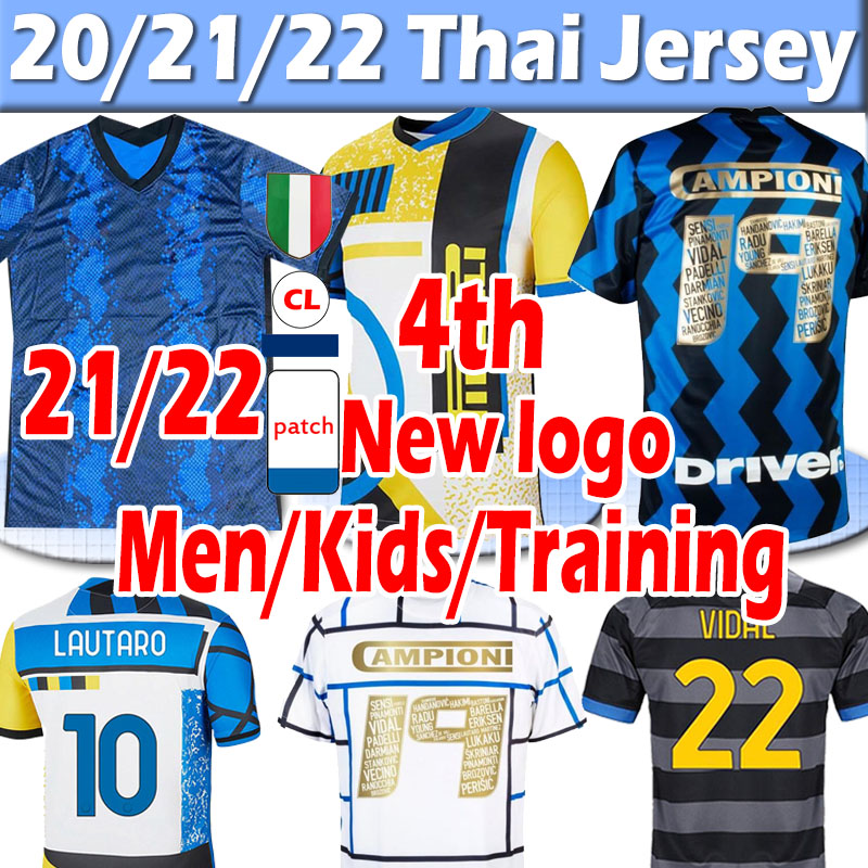 

2021 2022 Inter 4th LUKAKU LAUTARO ALEXIS Campioni 19 soccer jerseys 20 21 22 Milan VIDAL BARELLA MEN Kids kits jersey training football shirts top, Home serie a patch