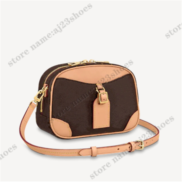 

Deauville Mini handbag adorable camera bag Compact lightweight shoulder cross-body carry M45528 classic vintage small bags, 01