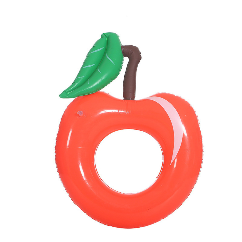 

Swimming ring Top selling cherry in PVC water inflatable children's swimming circle lifebuoy Apple seat ring floating raft
