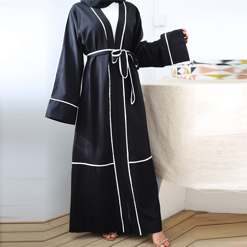 Abaya Dubai Kaftan Islam Kimono Cardigan Hijab Muslim Maxi Dress Oman Turkish Islamic Clothing Abayas For Women Ramadan Caftan-image-758035533