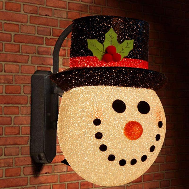 

Christmas Decorations Snowman Porch Light Ornament Xmas Tree Housewarming Home Indoor Table Fireplace Decoration Romantic Gifts