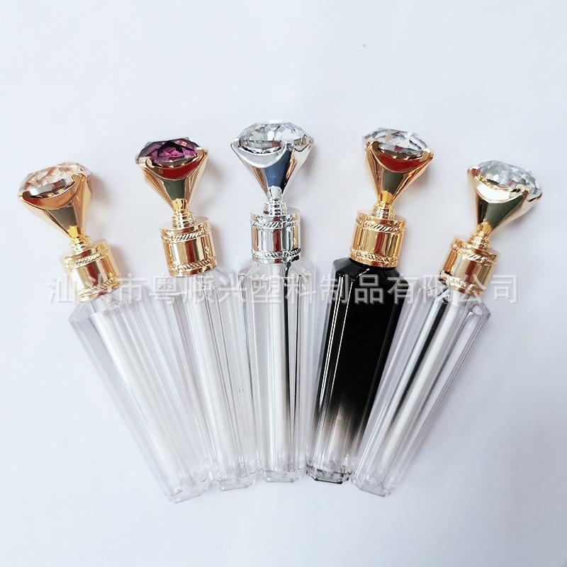 

20/50pcs Gold Lip Gloss Tubes With Diamond Cap Small Lipstick Refillable Empty Lipgloss Packaging Cosmetic Container DIY Tools Storage Bottl
