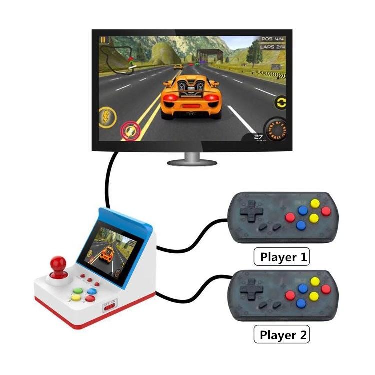 

Portable Game Players 3'' 8Bit Retro Mini Arcade Station Handheld Console Built-in 360 Video Games Classic Family TV 2 Player