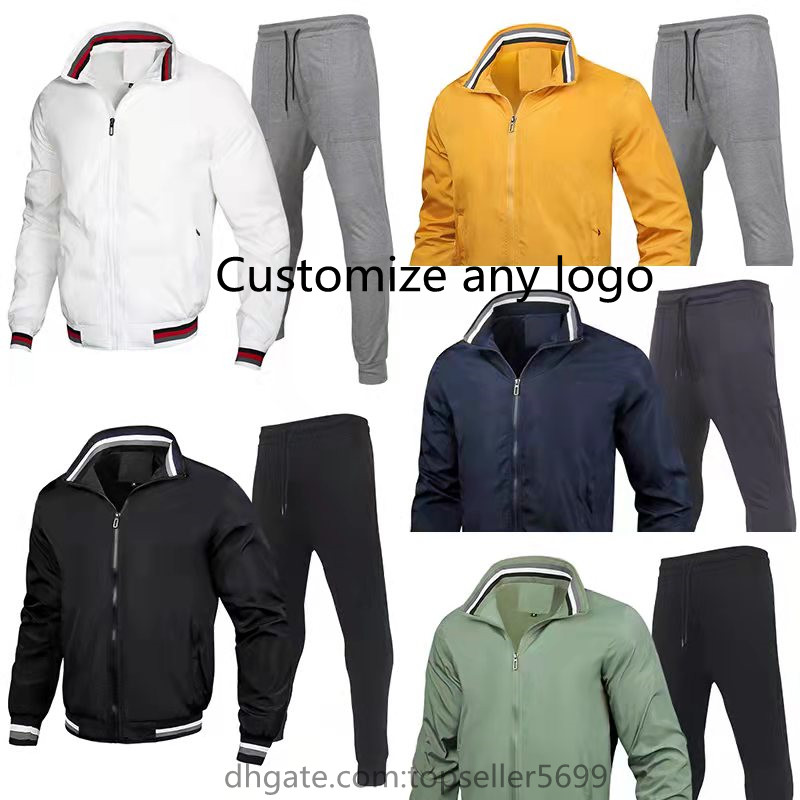 

Mens Tracksuits Letter Print fleece Sweatsuits Hommes Jogger Fit Suits Hooded Hoodies Long Pants Outfits