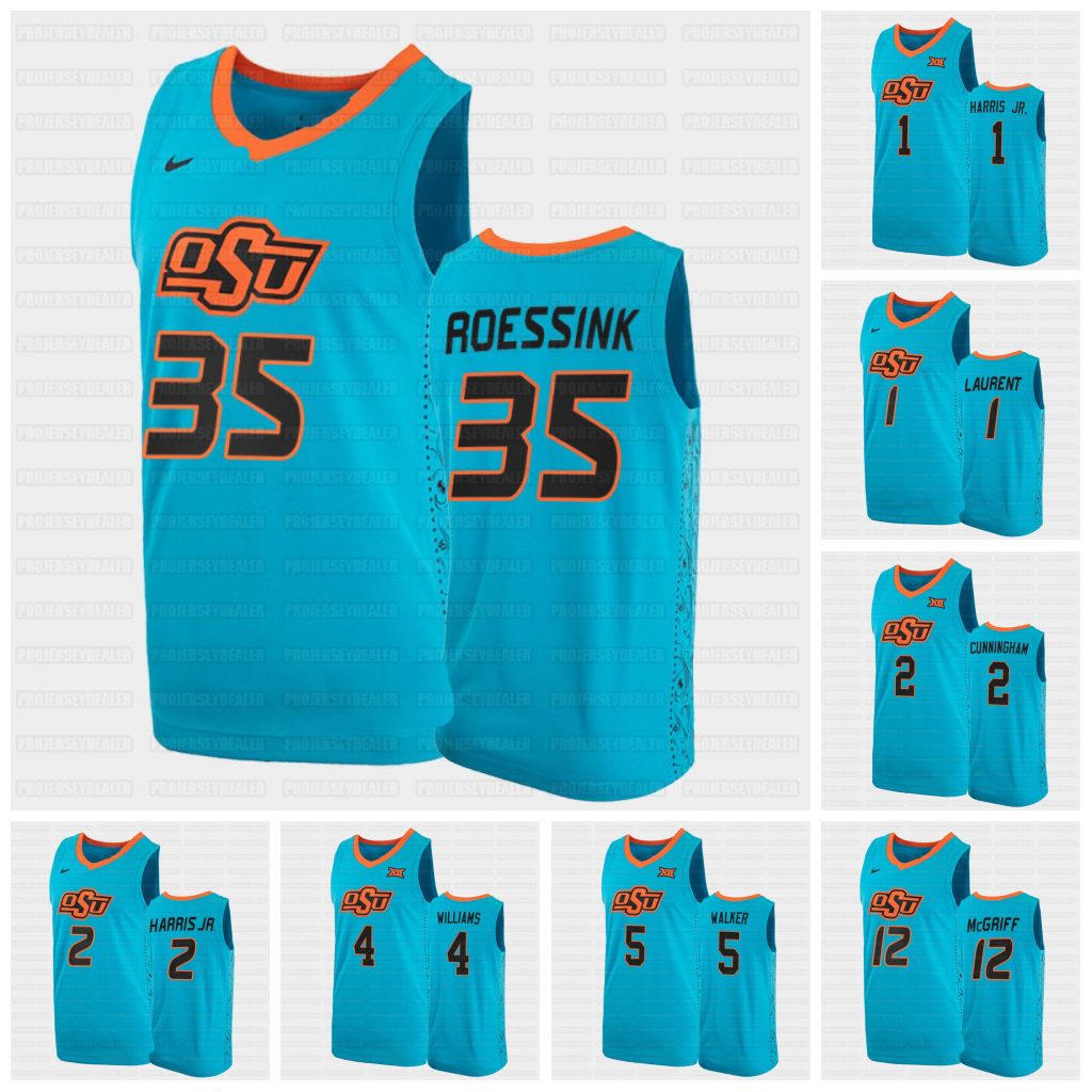 

Oklahoma State Cowboys NCAA College Basketball Alternate Replica Jersey 0 Avery Anderson III 1 Chris Harris Jr. Williams Walker McGriff Likekele Anei Sager Boone, Womens s-2xl