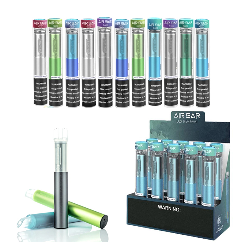 

Air Bar Lux Disposable Vape Pen 1000 Puffs cigarettes 500mAh Battery Vapor Pod Device eCigs Electronic Cigarette fast delivered