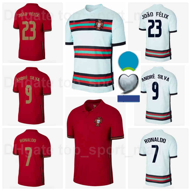 

National Team 2021-2022 Europe Cup Soccer 7 Cristiano Ronaldo Jerseys 23 JOAO FELIX 9 ANDRE SILVA 10 BERNARDO 11 FERNANDES WILLIAM Football, Black;yellow