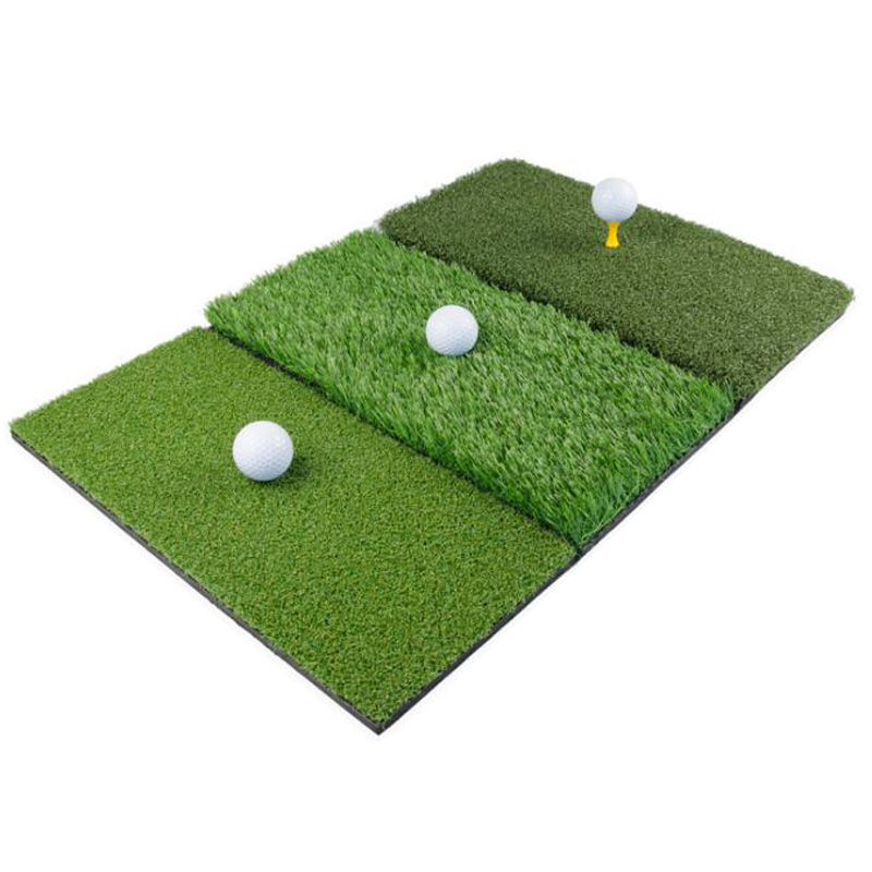 

Golf Training Aids Tool Practice Artificial Lawn Grass Rubber Equipment Backyard Outdoor Hitting Mat Pad 3 In 1 Thickening