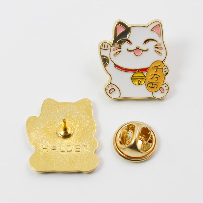 Pins, Brooches Funny Cute Cats Enamel Pins Fashion Creative Lucky Cat Badge Japanese Brooch Gifts For Kids Friends-image-707212894