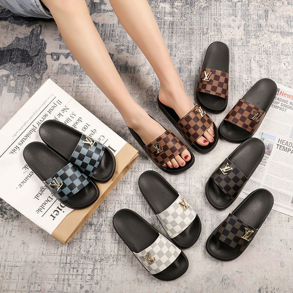 

Wholesale Women designer Slippers 14 Style LOUIS gg Flip Flops slipper Men VITTON Flat Sandals slides channel Shoes, White;black