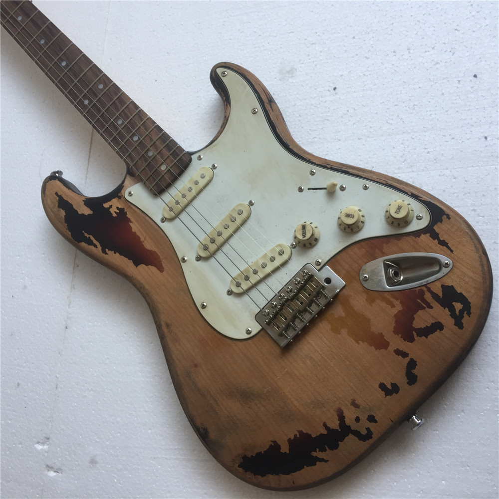 

Rory Gallagher Signature ST Relic electric guitar 100% handmade Alder body