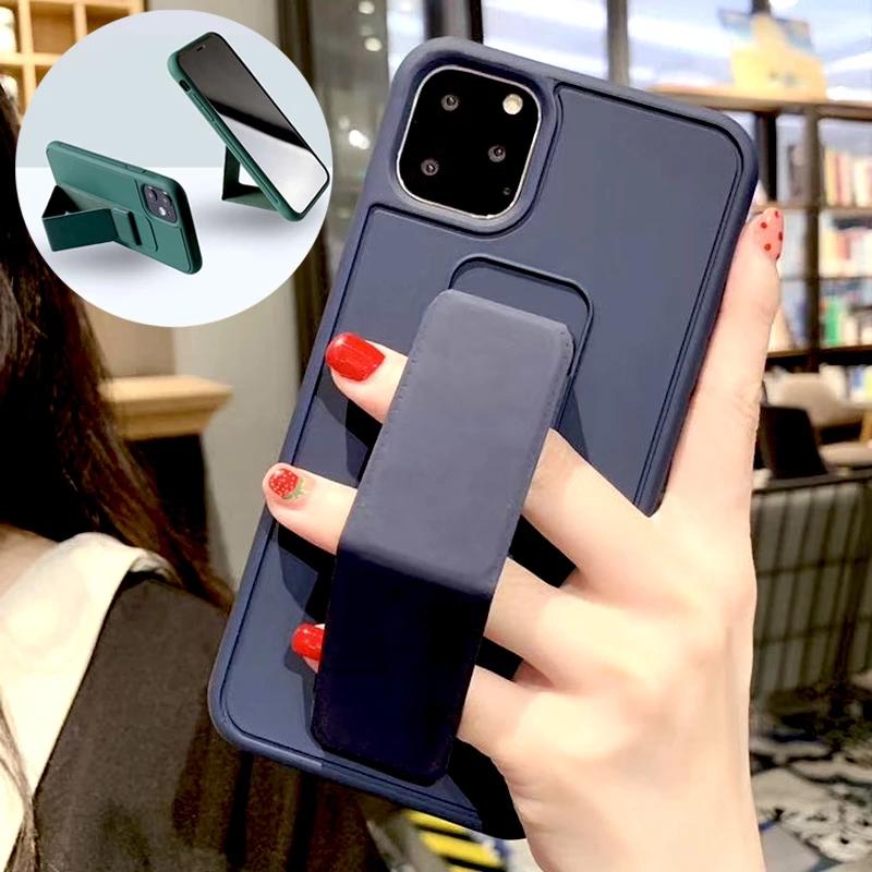 

Phone Cases Magnetic Holder Stand Kickstand Hand Band Cell For iPhone 11 12 Pro X XS Max XR 7 8 Plus Huawei P30 P40 Mate 30 40 Samsung S10 S