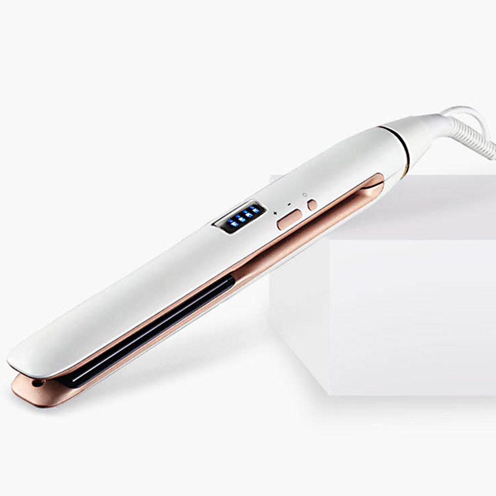 

Professional Hair Straightener Iron LED Display Ceramic Coating Plate Ionic Curling Iron Chapinha Flat Iron Styling Tool