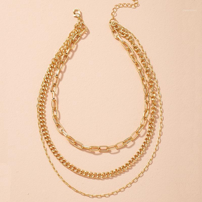 

Exaggerated Ins Jewelry Necklace Female Hip-hop Men's Cuban Chain Chains