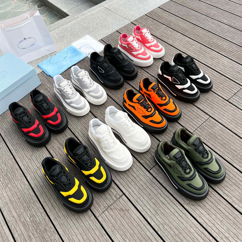 

Designer high quality womens casual shoes sports leather lace up splicing round head luxury high-end thick soled running fashion non slip mens and womens sizes 35-46, Customize