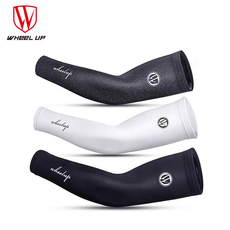

WHeeL UP Arm Sleeve Ice Cycling Protection Soft Breathable Compression Sports Driving Cooling Bicycle Accessories Elbow & Knee Pads, Black;gray