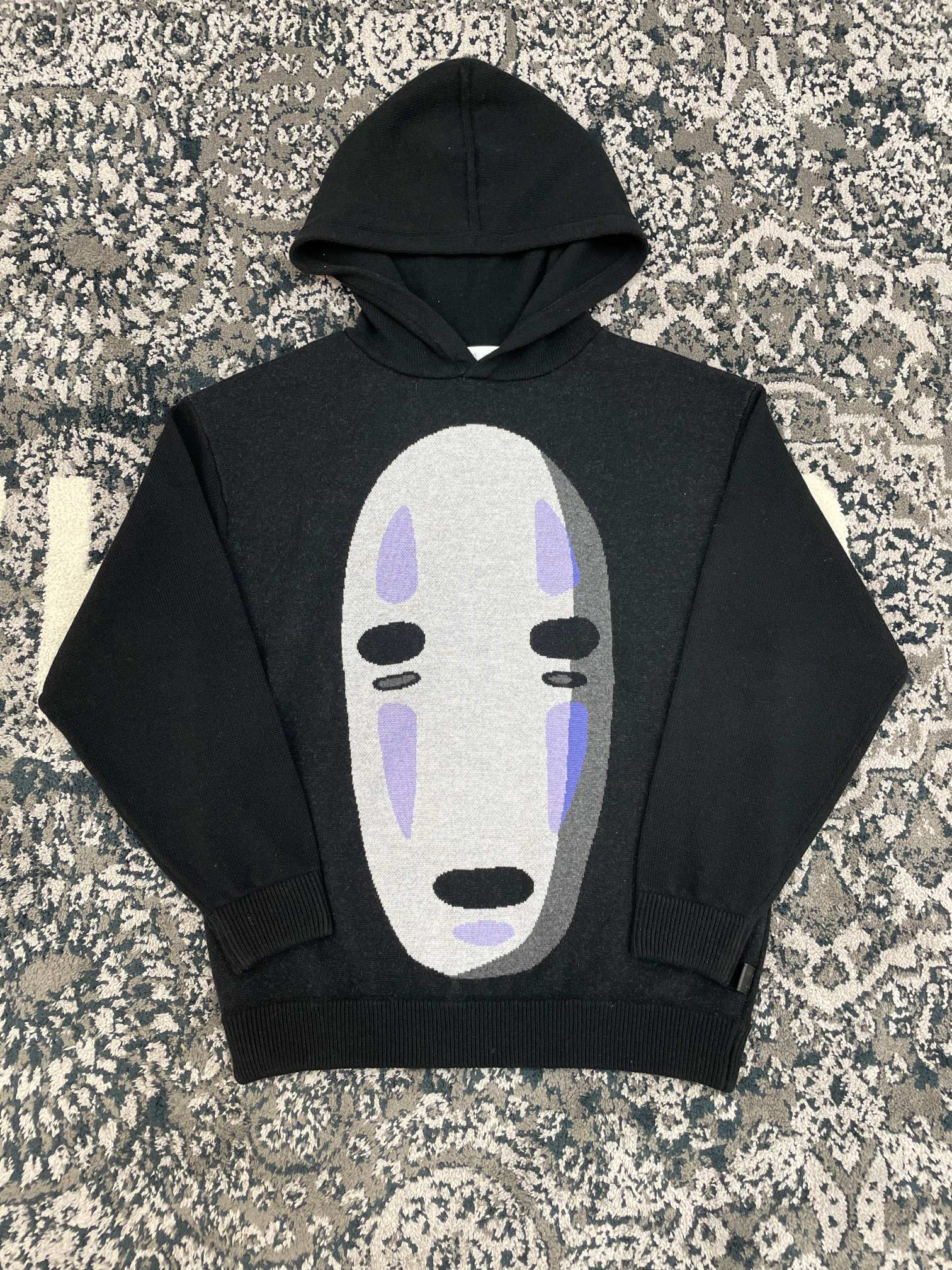 

2022ss spring new men's wear, top designer men's Hoodie, faceless men's graphic quality sweater, luxury and fashion hooded Pullover Sweater, Black