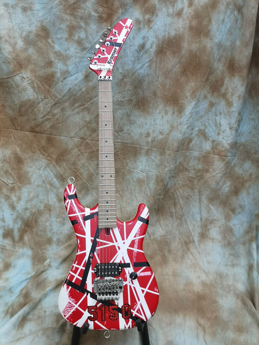 

Quality Guitar Eddie Striped 5150, Solid ASH Body,