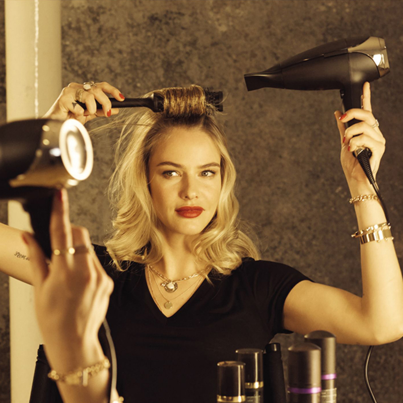 

2021 9hd helios professional hair dryer in white and black EU US UK Plug with stock