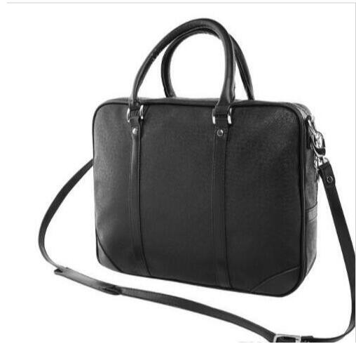Retro Classic new Sale Men designer Shoulder Briefcase Black Brown Leather Handbag Business Men Laptop Bag Messenger Bag men business briefc-image-738811626