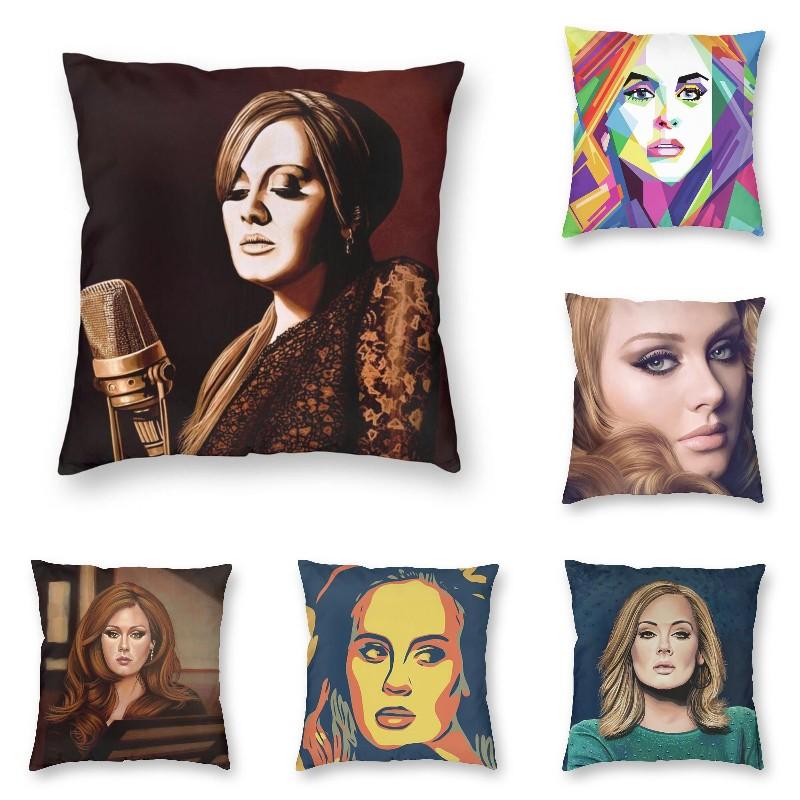 

Cushion/Decorative Pillow Modern Adele Adkins Skyfall Gold Musician Cushion Cover For Sofa Polyester English Singer Lovers Case Home Decorat