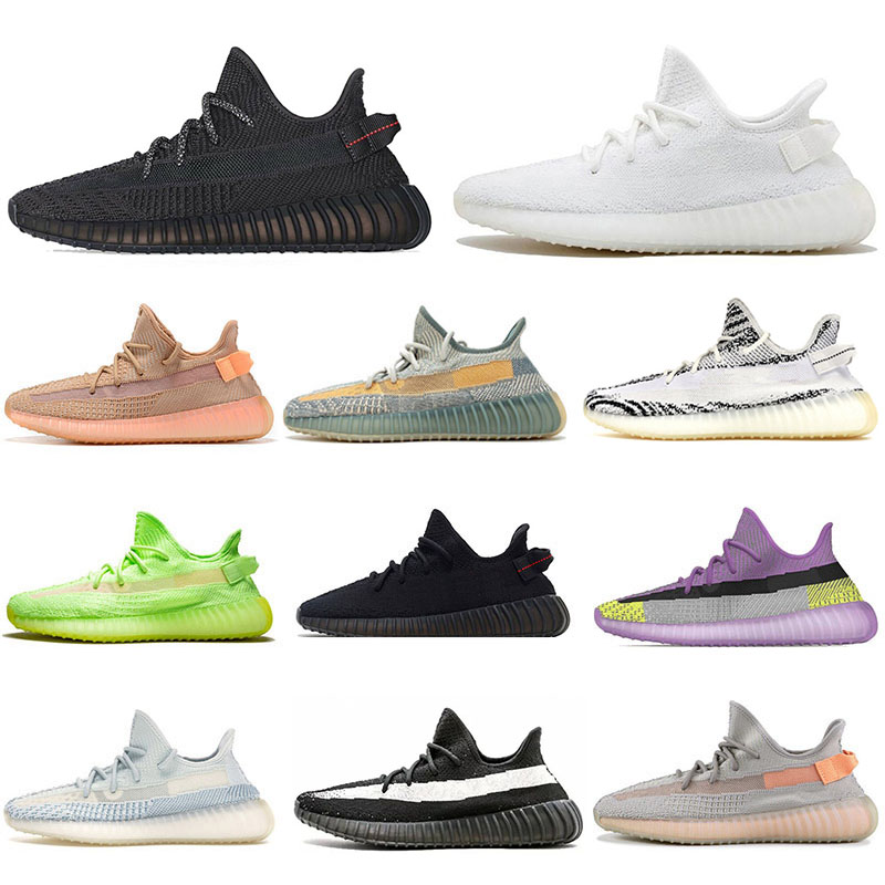 

Zebra Yeezel V2 Reflective Running Shoes Top Quality Yecheil Cloud White Belgua 2.0 Earth Static Cinder Men Women Sneakers Eur 36-47, 50