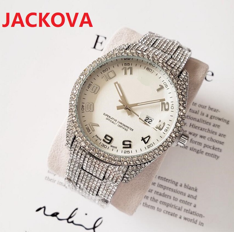 

men watches quartz movement all diamonds iced out watch high quality dress wristwatches clock montre de luxe, As pic