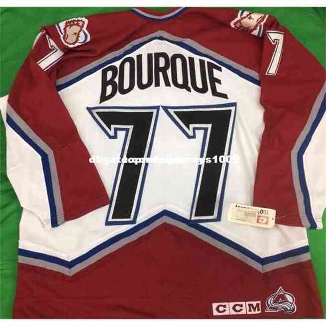 

Cheap Custom 90's Ccm Ray Bourque Jerseys Mens Personalized Stitching Jerseys, White